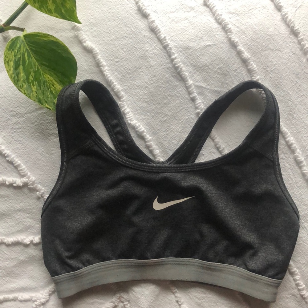Dark Grey Nike Sports Bra